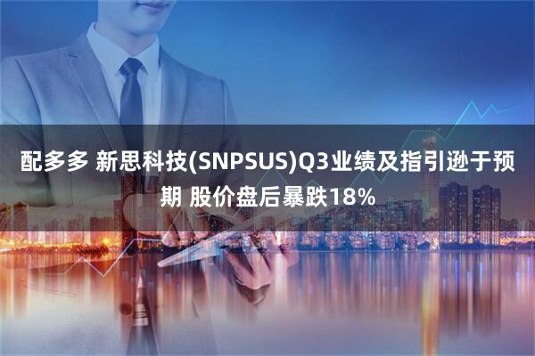 配多多 新思科技(SNPSUS)Q3业绩及指引逊于预期 股价盘后暴跌18%
